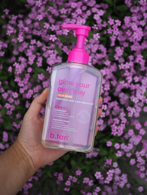 b tan glow your own way next level itseruskettava geeli